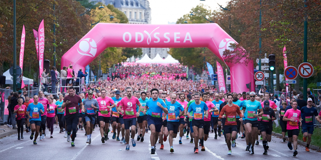 Courses solidaires pour soutenir la lutte contre le cancer.