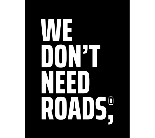 We don't need roads logo